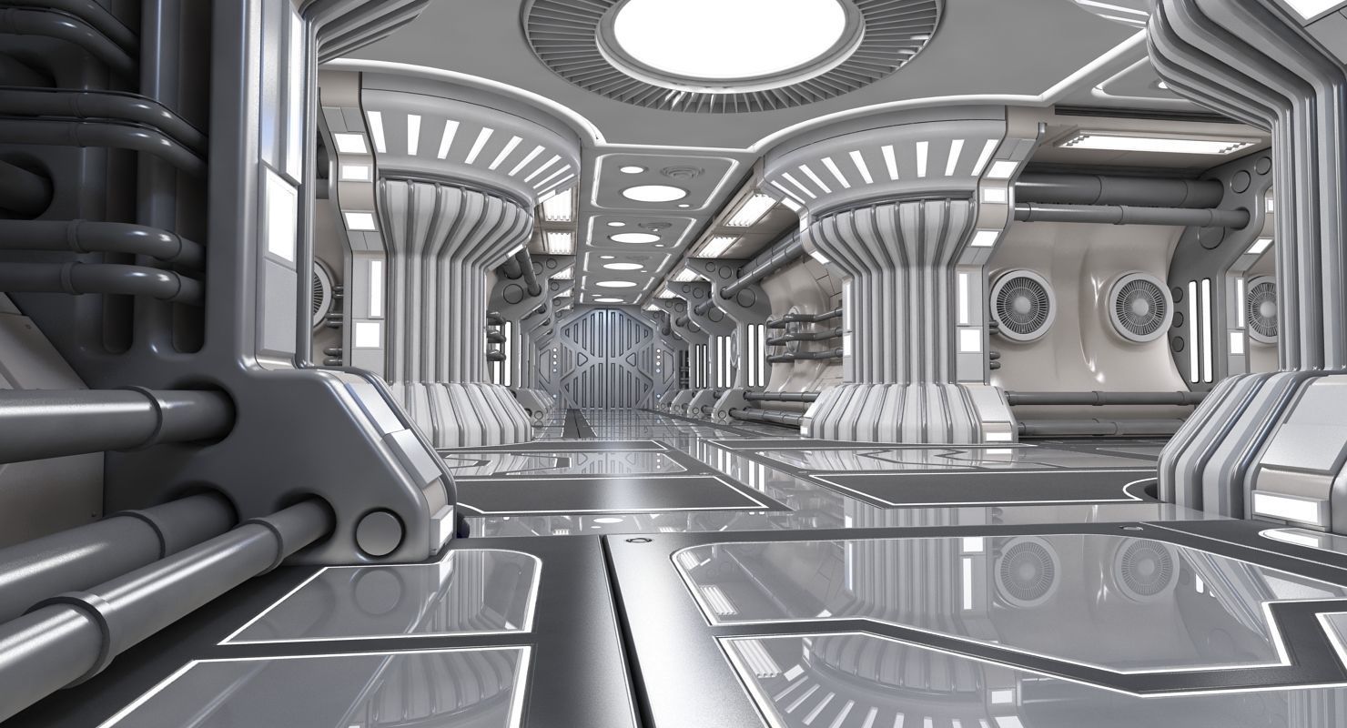 Sci Fi Interior 5 3D model_7