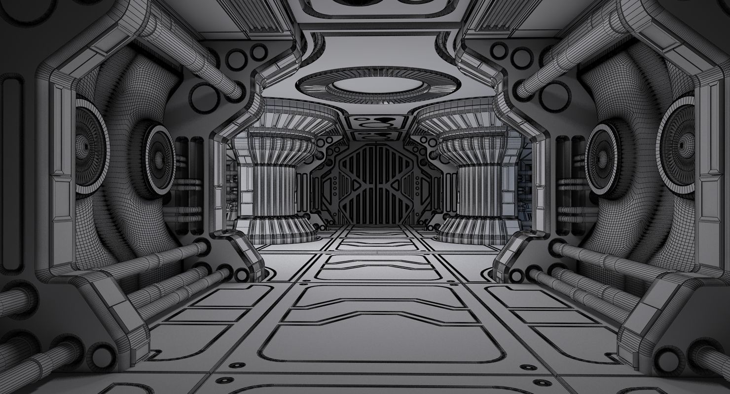 Sci Fi Interior 5 3D model_16
