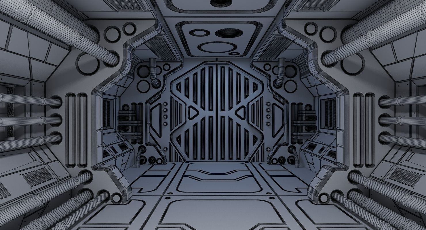 Sci Fi Interior 5 3D model_14