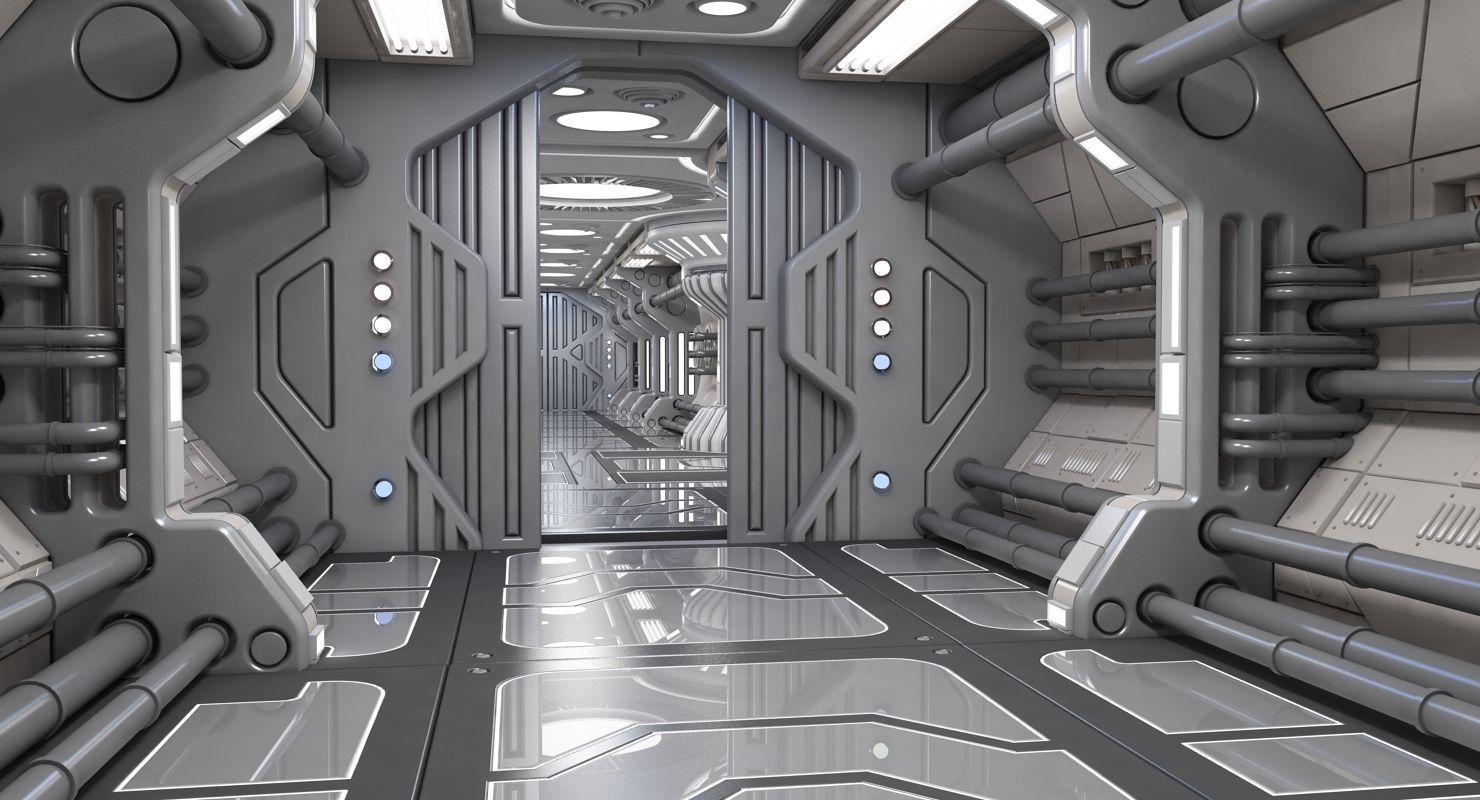 Sci Fi Interior 5 3D model_10