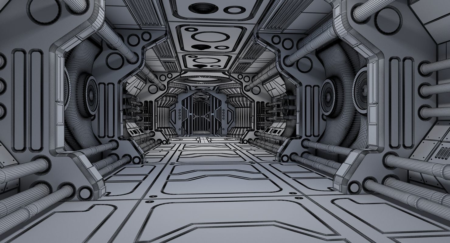 Sci Fi Interior 5 3D model_13