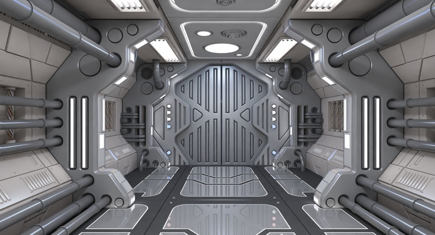 Sci Fi Interior 5 3D model_8