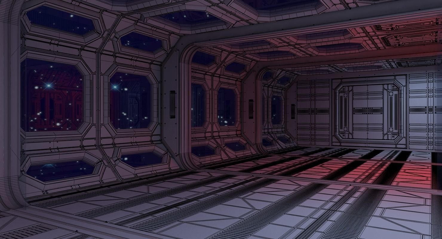 Sci Fi Interior 3 3D model_8