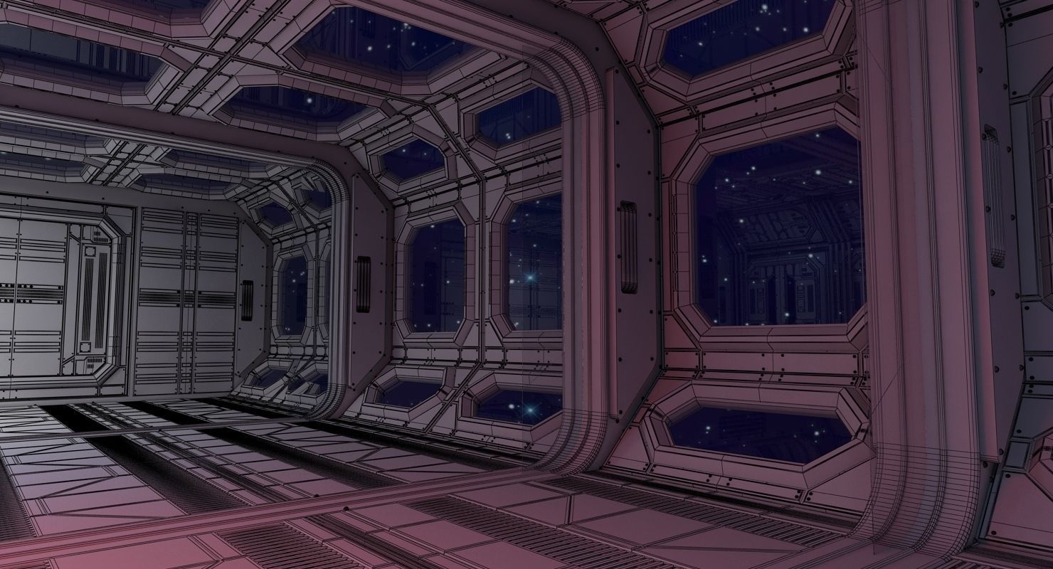 Sci Fi Interior 3 3D model_9