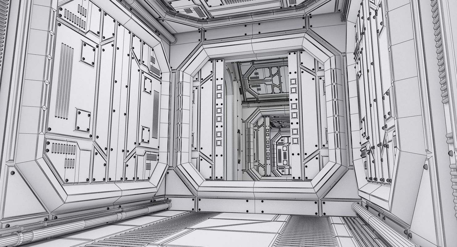 Sci Fi Interior 1 3D model_15