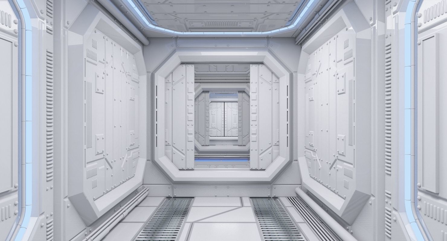 Sci Fi Interior 1 3D model_6
