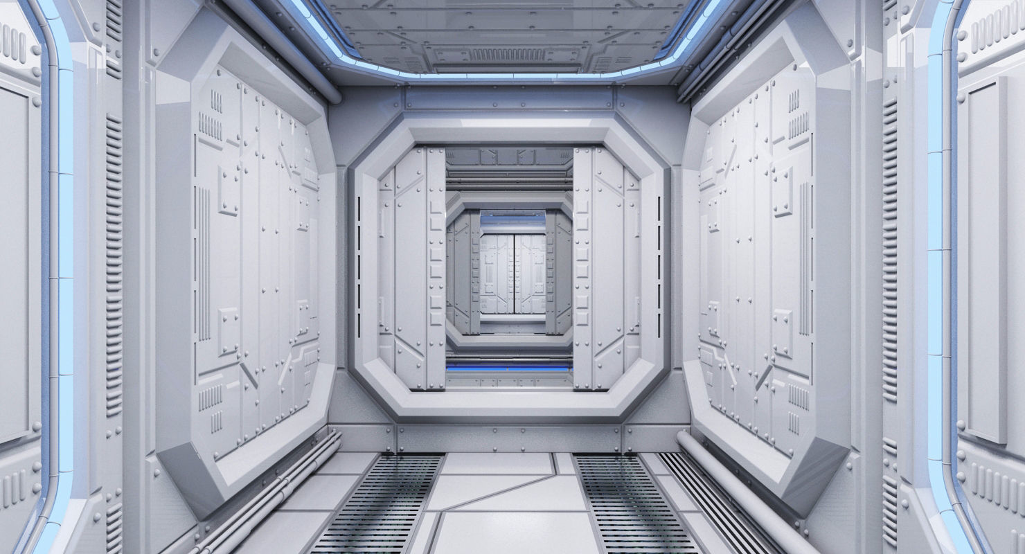 Sci Fi Interior 1 3D model_7