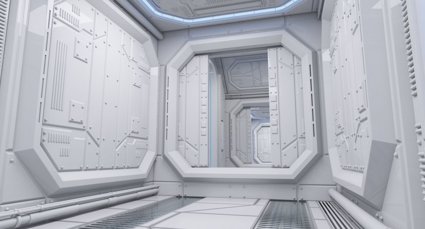 Sci Fi Interior 1 3D model_10