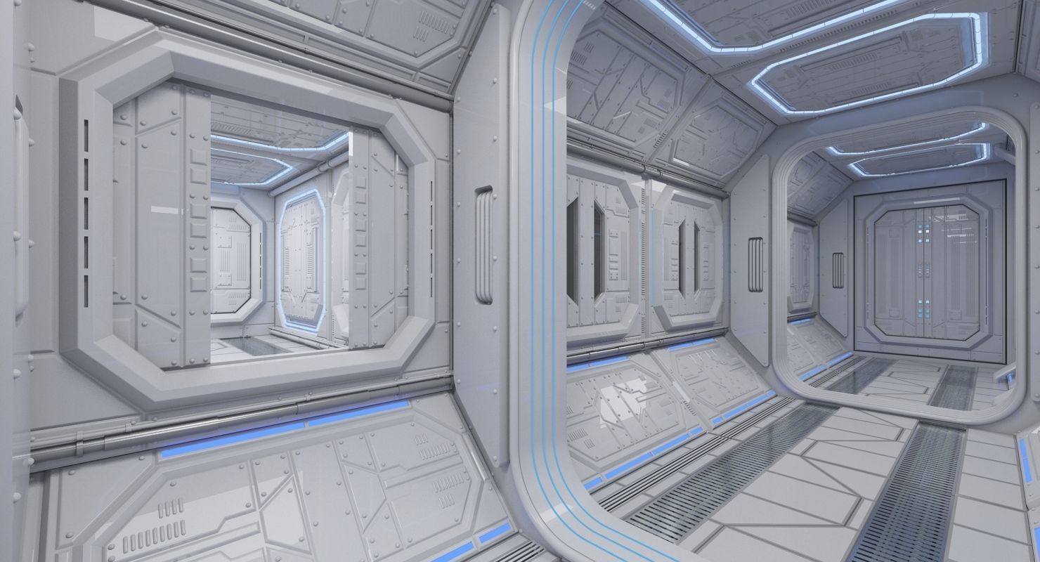 Sci Fi Interior 1 3D model_1
