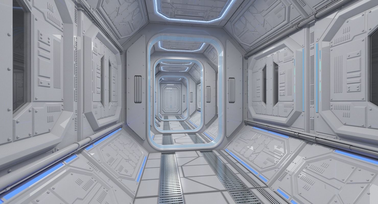 Sci Fi Interior 1 3D model_8
