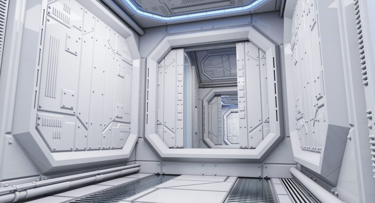 Sci Fi Interior 1 3D model_12