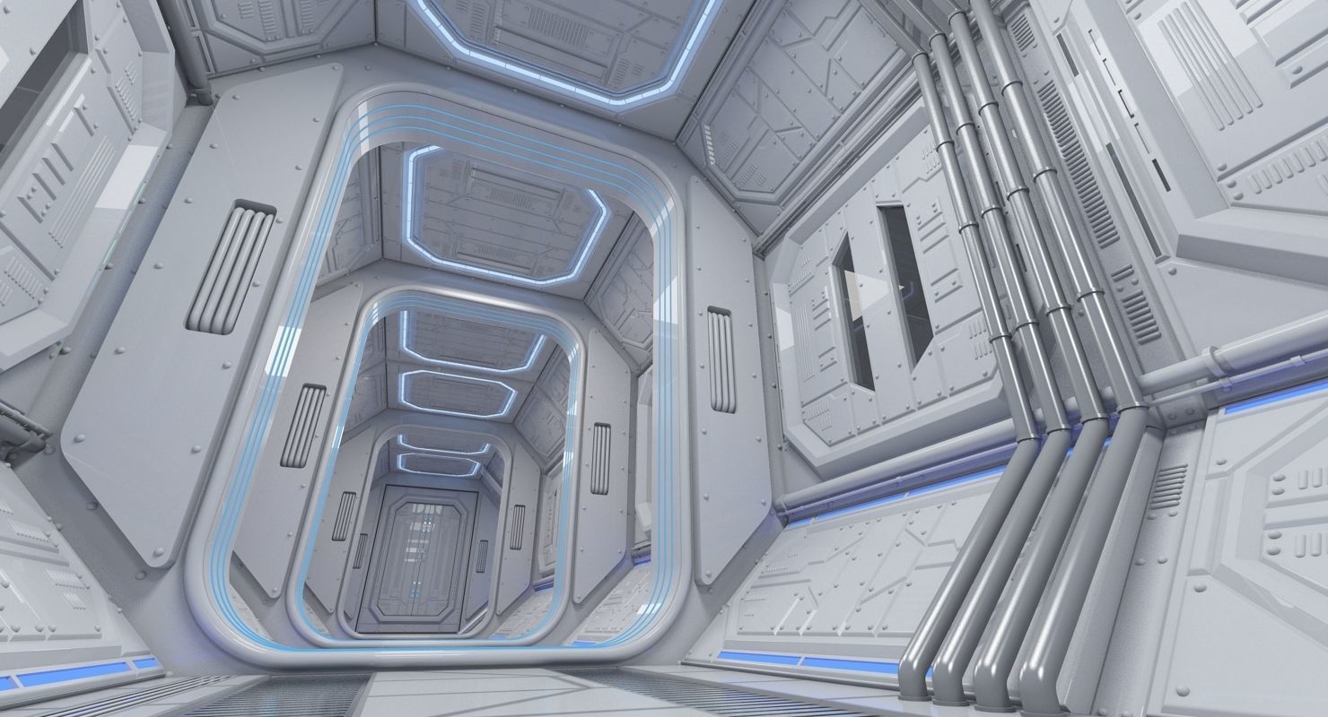 Sci Fi Interior 1 3D model_5