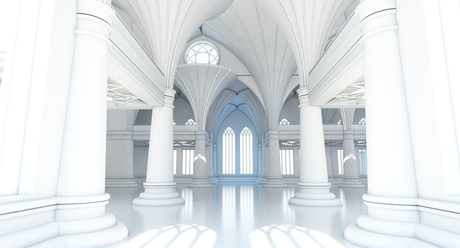 Modern Classic Interior Scene 7 3D model_8