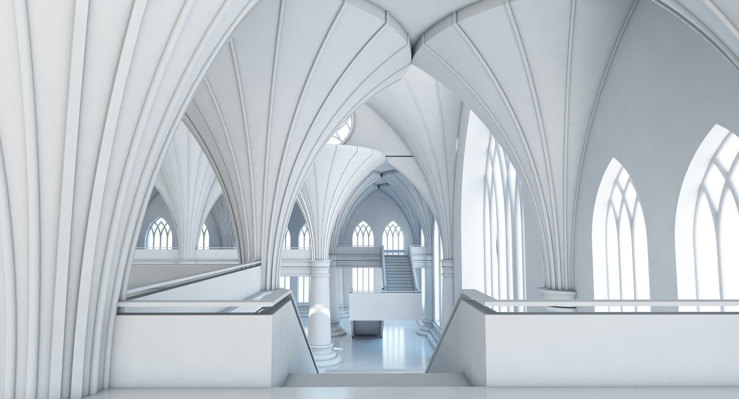 Modern Classic Interior Scene 7 3D model_9
