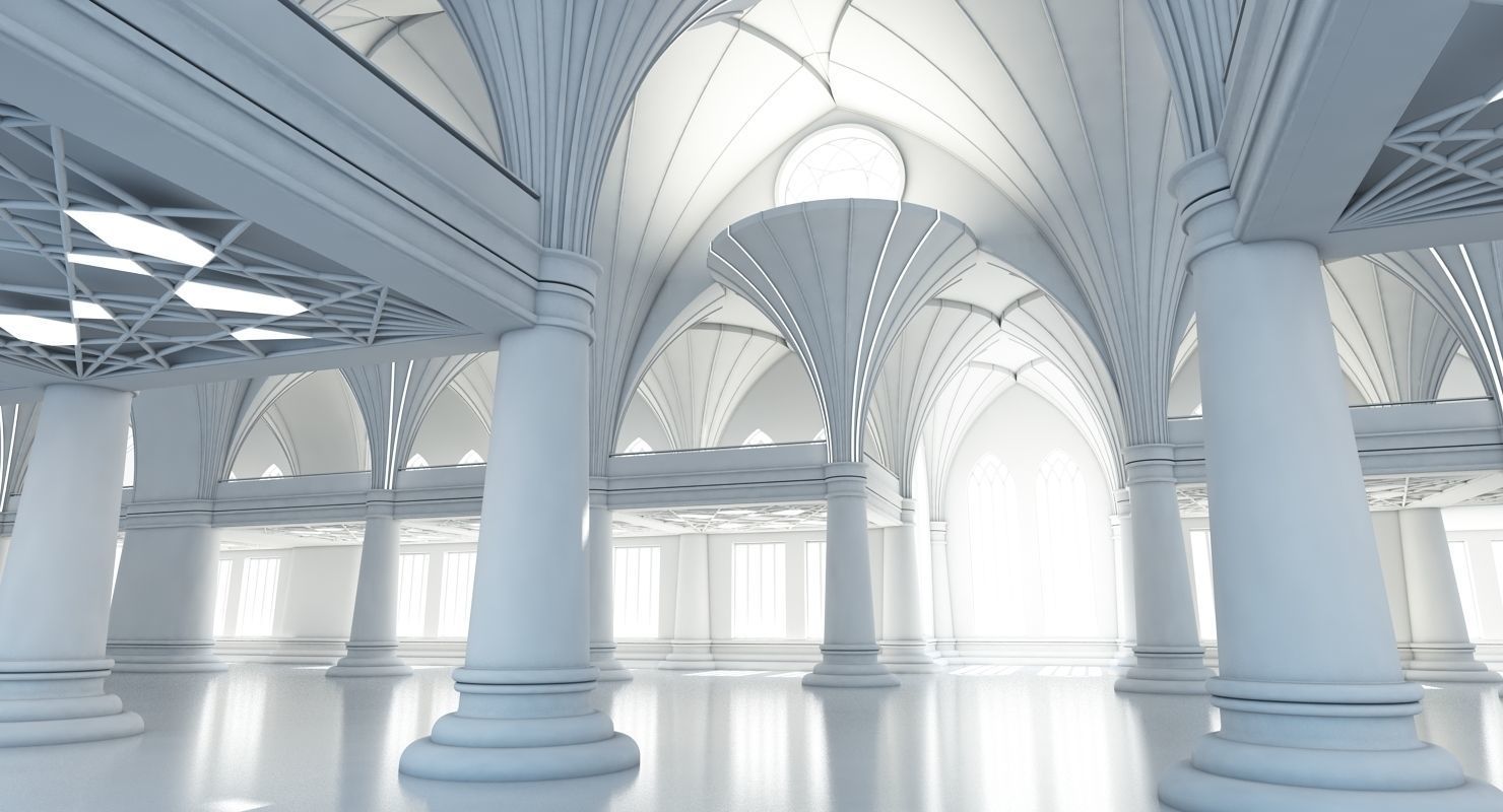 Modern Classic Interior Scene 7 3D model_6