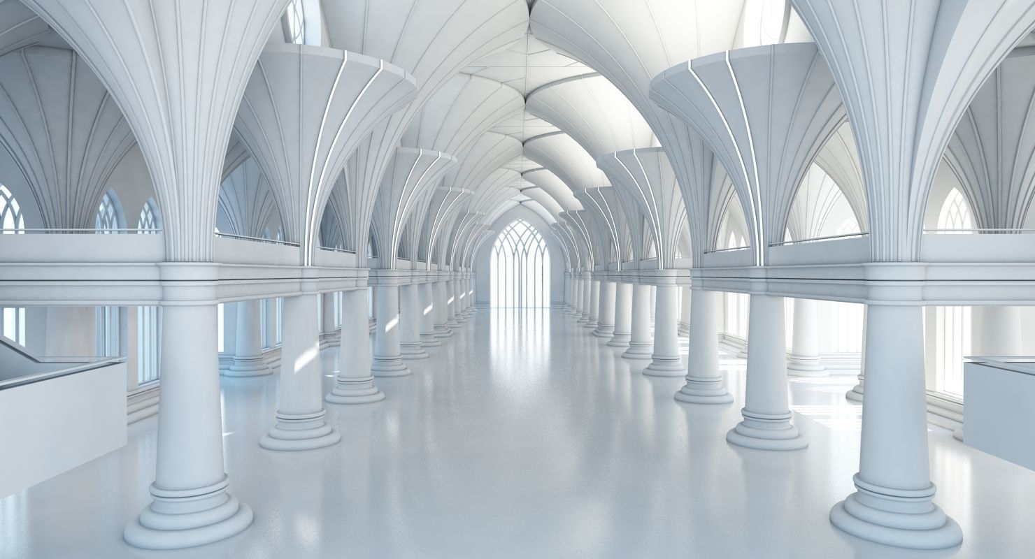 Modern Classic Interior Scene 7 3D model_7