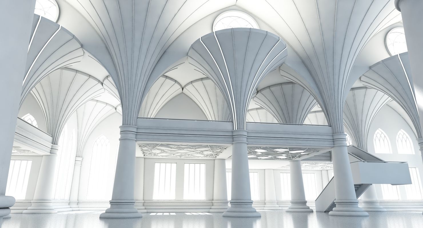 Modern Classic Interior Scene 7 3D model_3