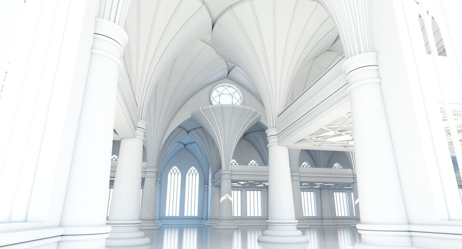 Modern Classic Interior Scene 7 3D model_14