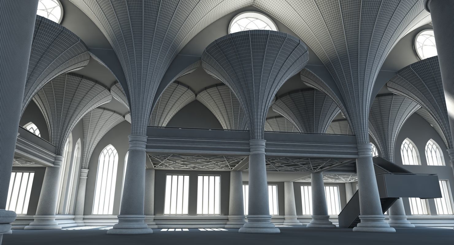 Modern Classic Interior Scene 7 3D model_16