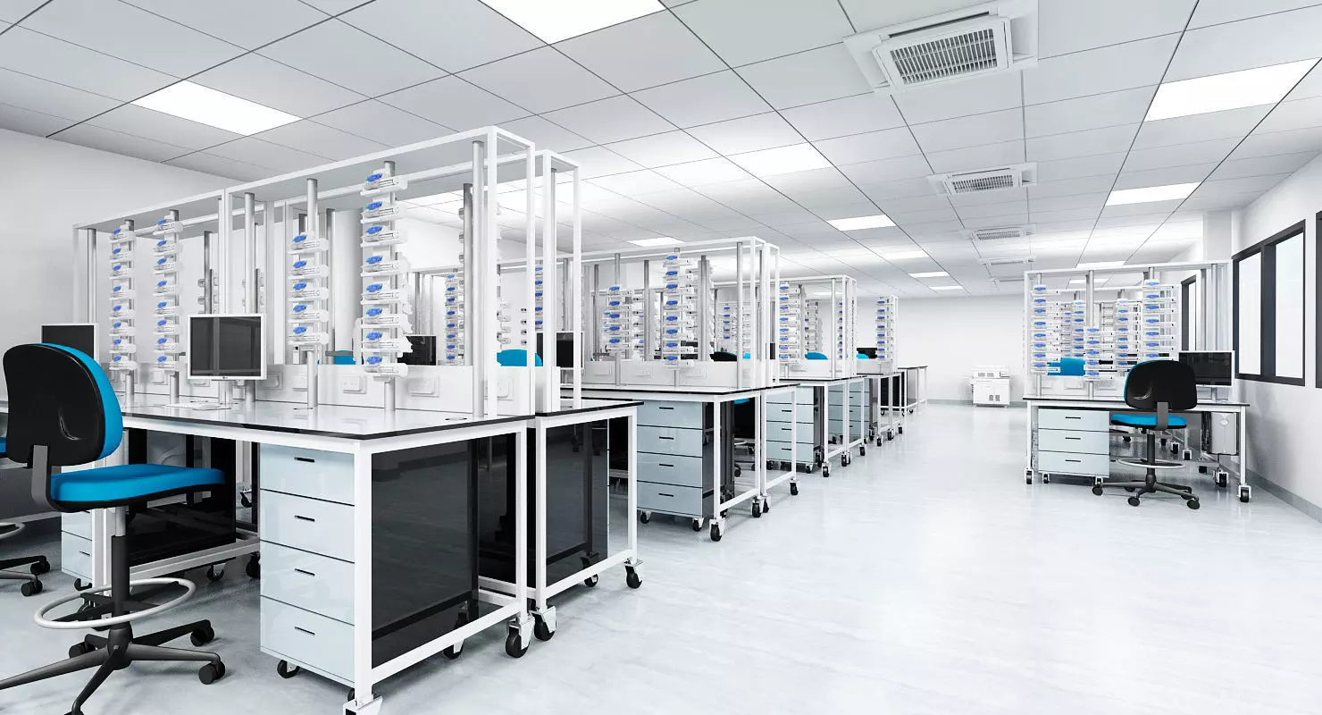 Medical Laboratory 3D model