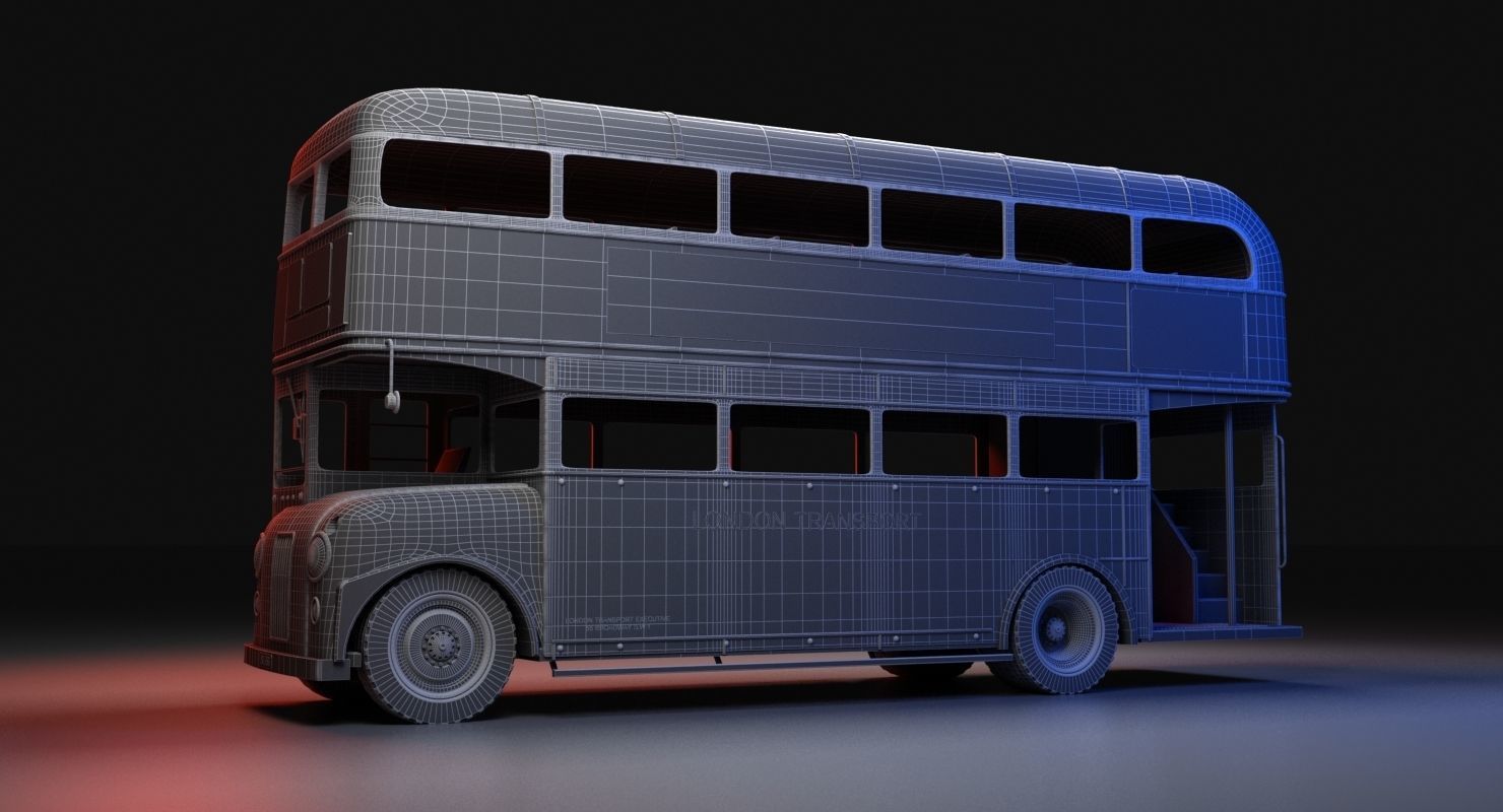 London Bus 3D model_5