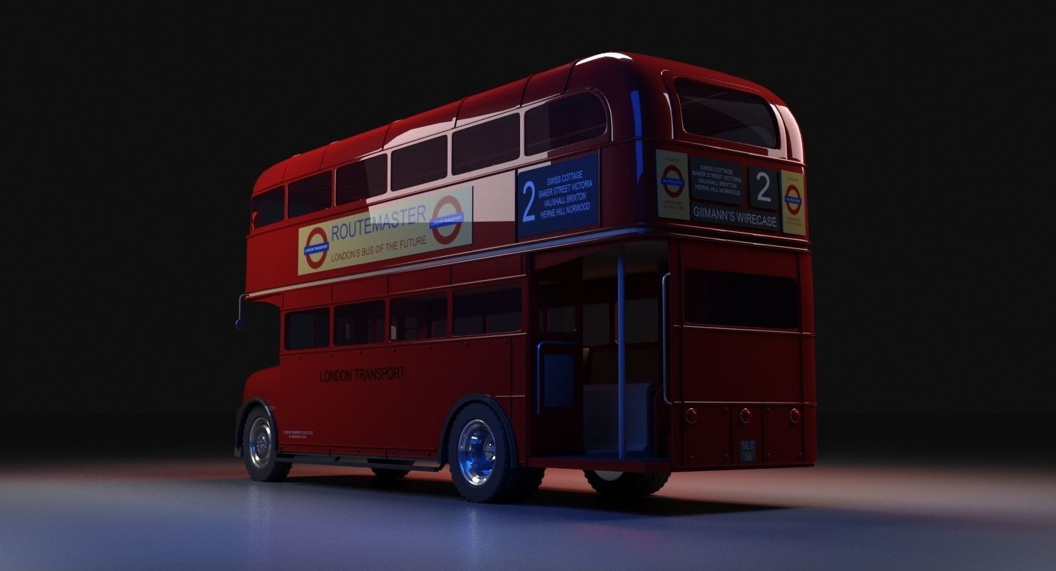 London Bus 3D model_1