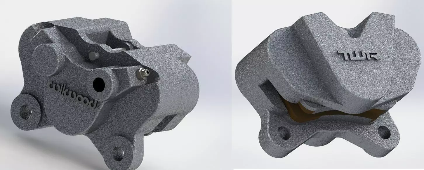 Wilwood PS-1 Brake caliper Free 3D model
