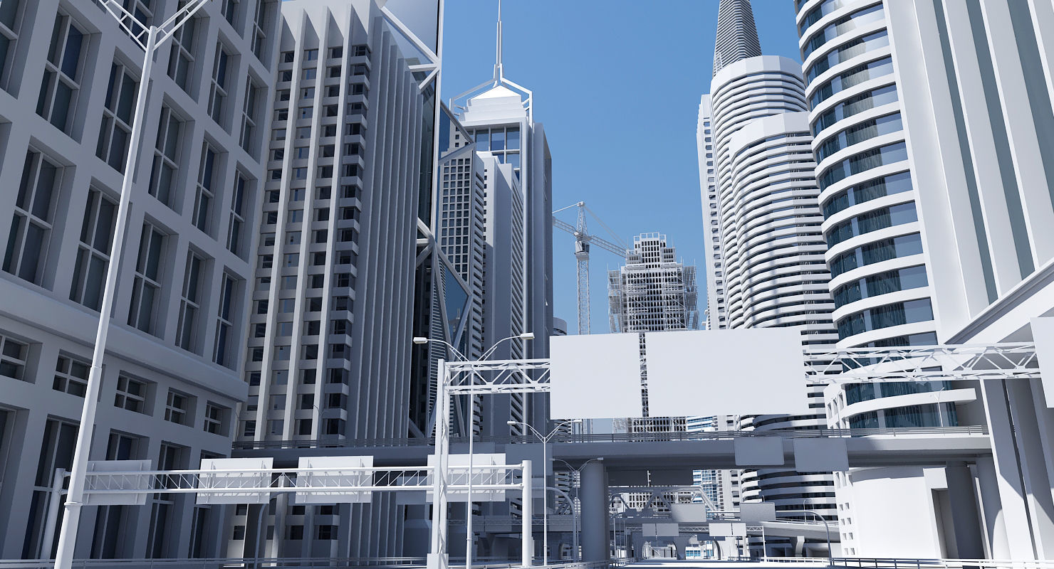 High Definition City 3D model_10