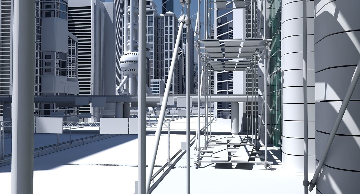High Definition City 3D model_8