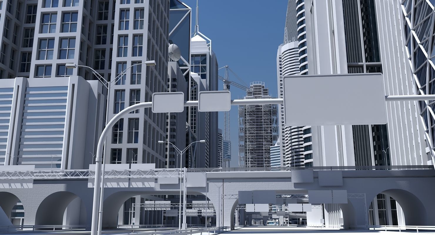 High Definition City 3D model_9