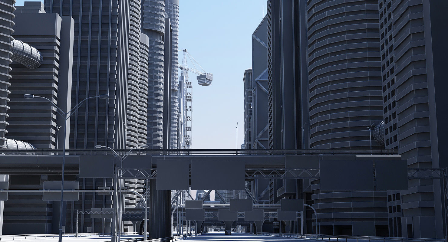 High Definition City 3D model_12
