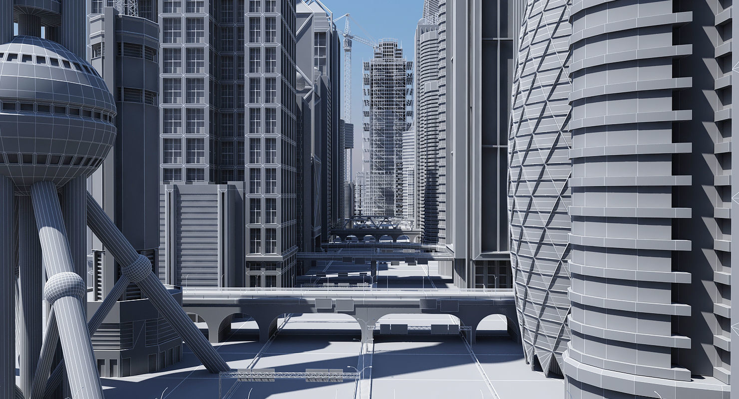 High Definition City 3D model_13
