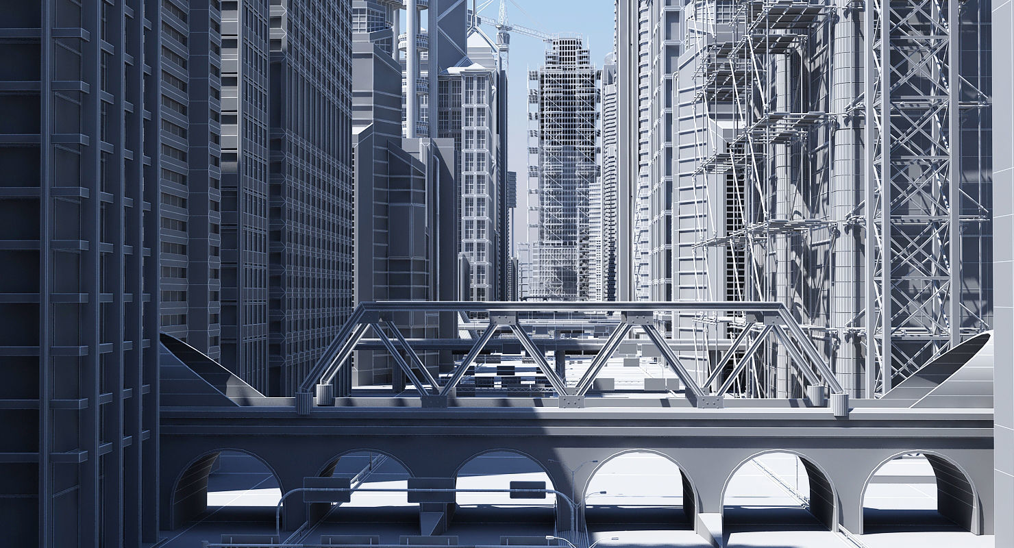 High Definition City 3D model_11