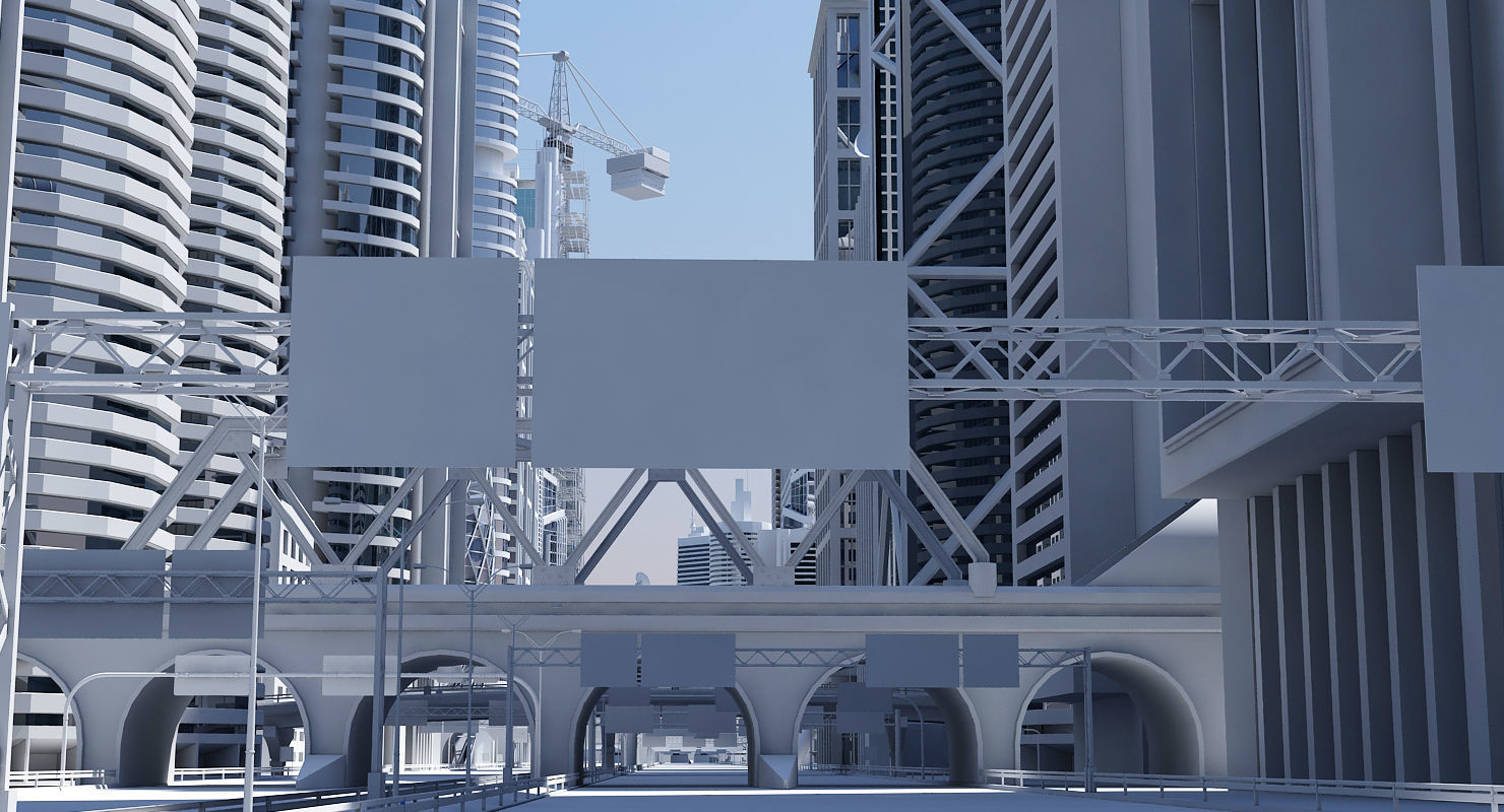 High Definition City 3D model_7
