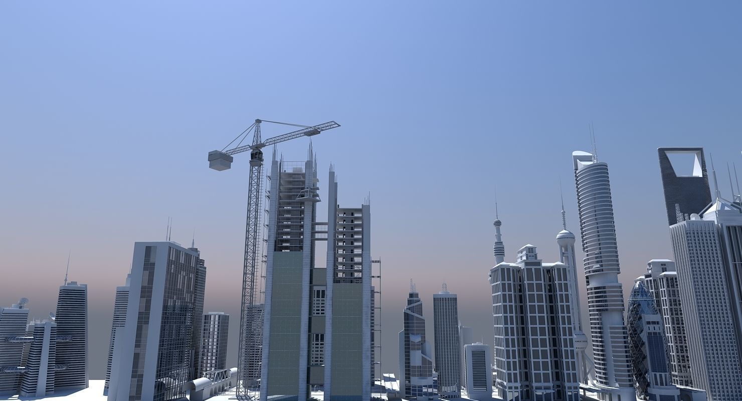 High Definition City 3D model_5