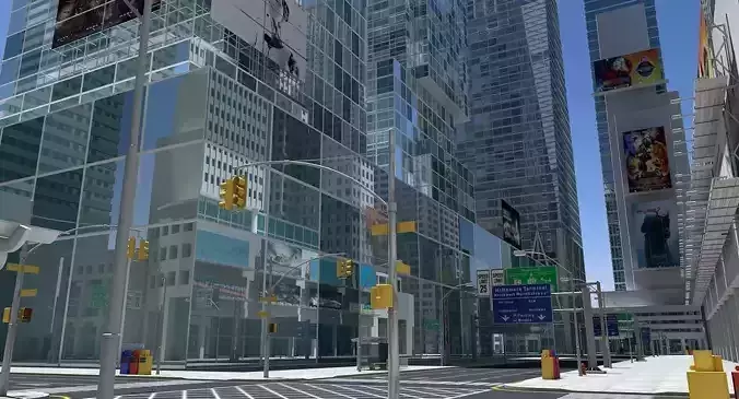 High Def City Street 2 3D model