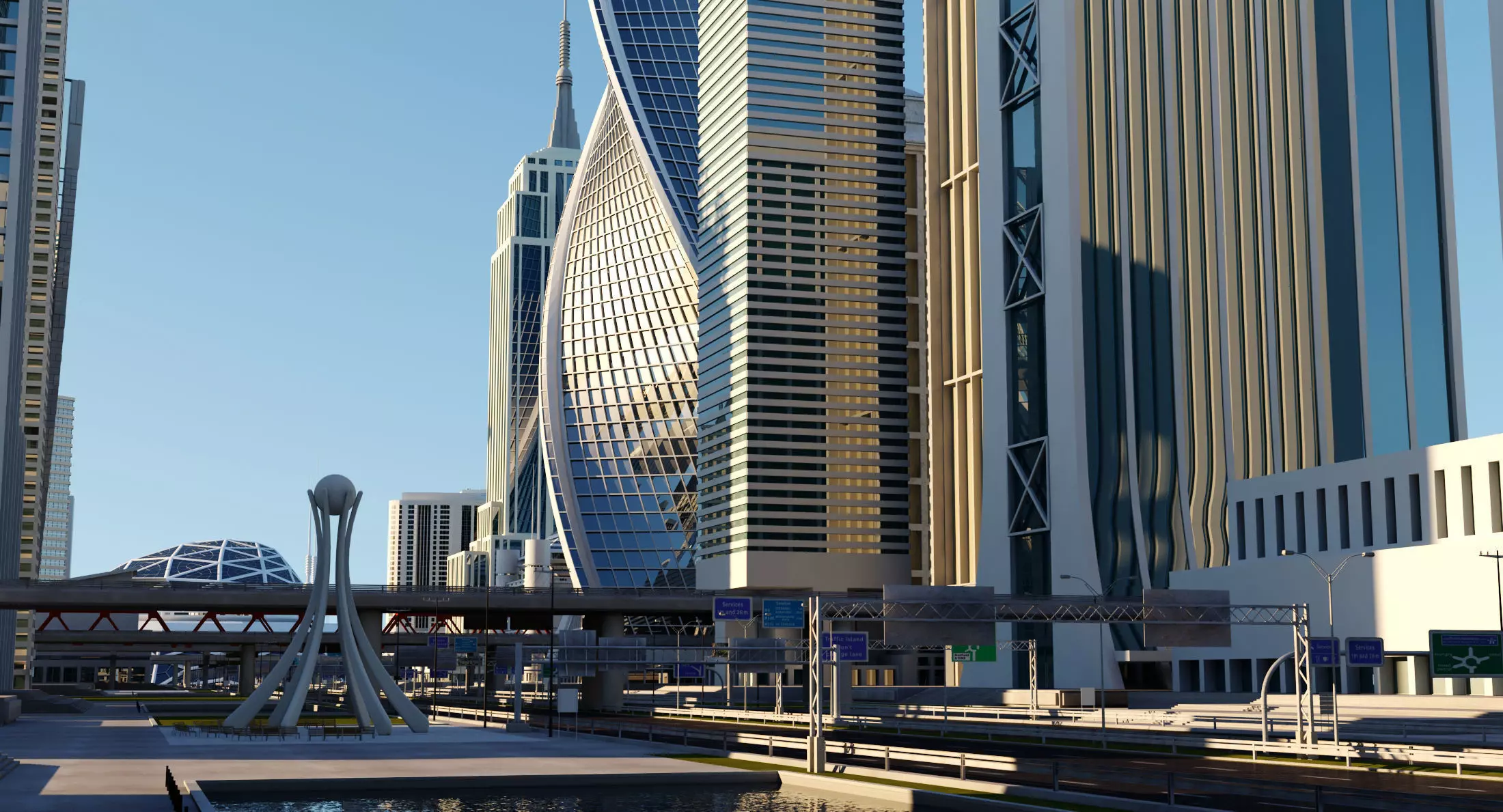 High Definition City 3D model