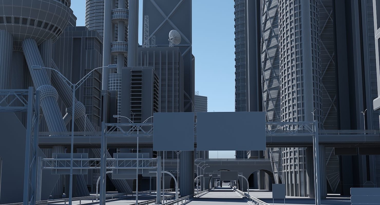 High Definition City 3D model_8