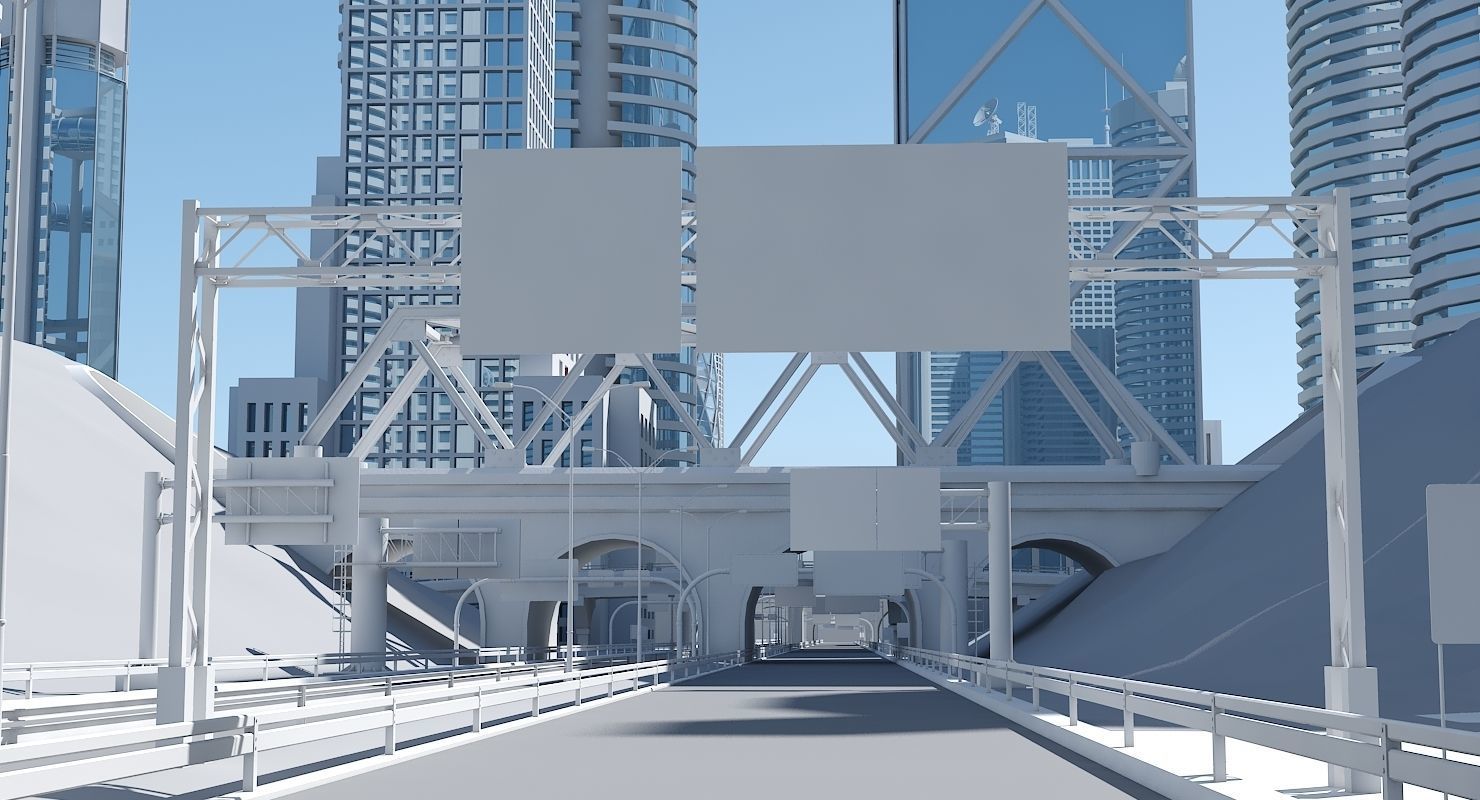 High Definition City 3D model_4