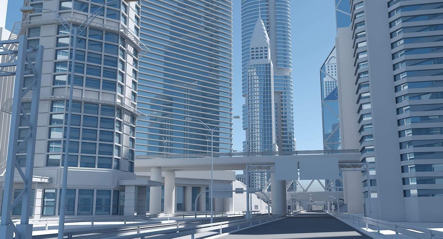 High Definition City 3D model_6