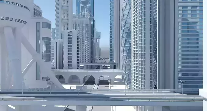 High Definition City 3D model