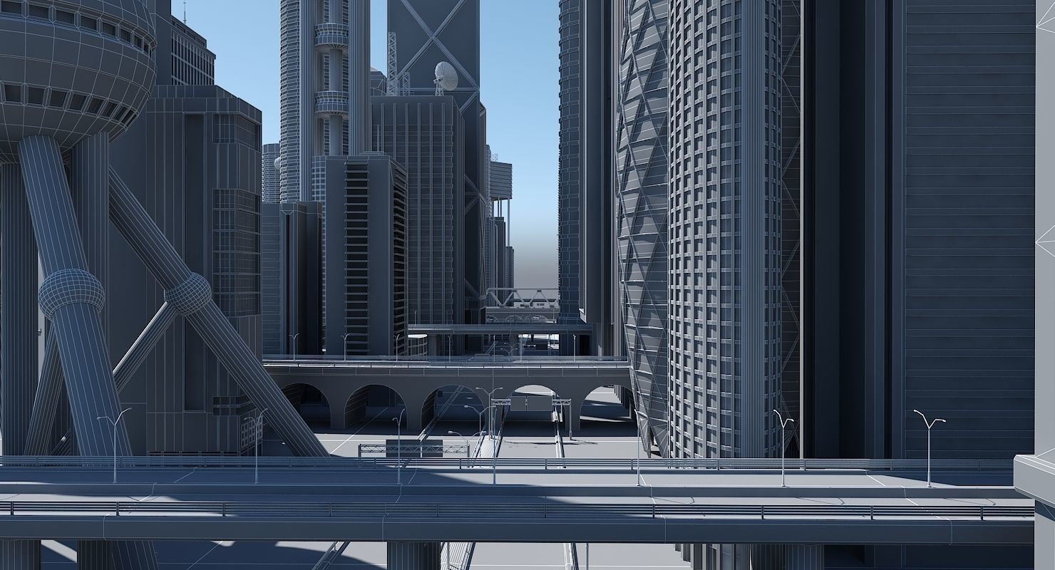 High Definition City 3D model_7
