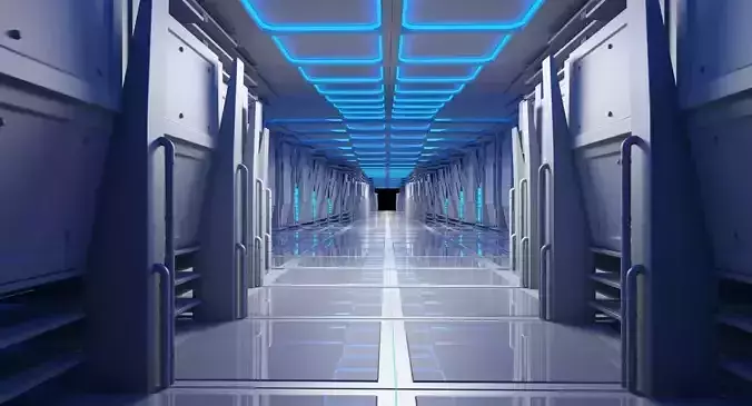 Futuristic Tunnel Animated