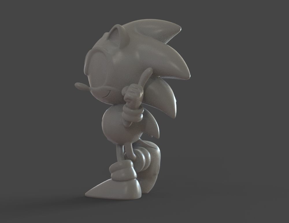 Sonic The Hedgehog 3D print model_2
