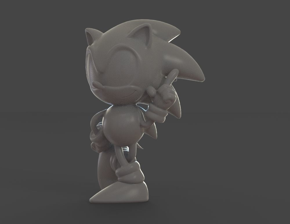 Sonic The Hedgehog 3D print model_1