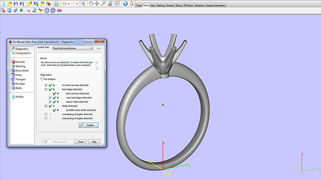Tiffany style Solitaire Ring 3D print model_5