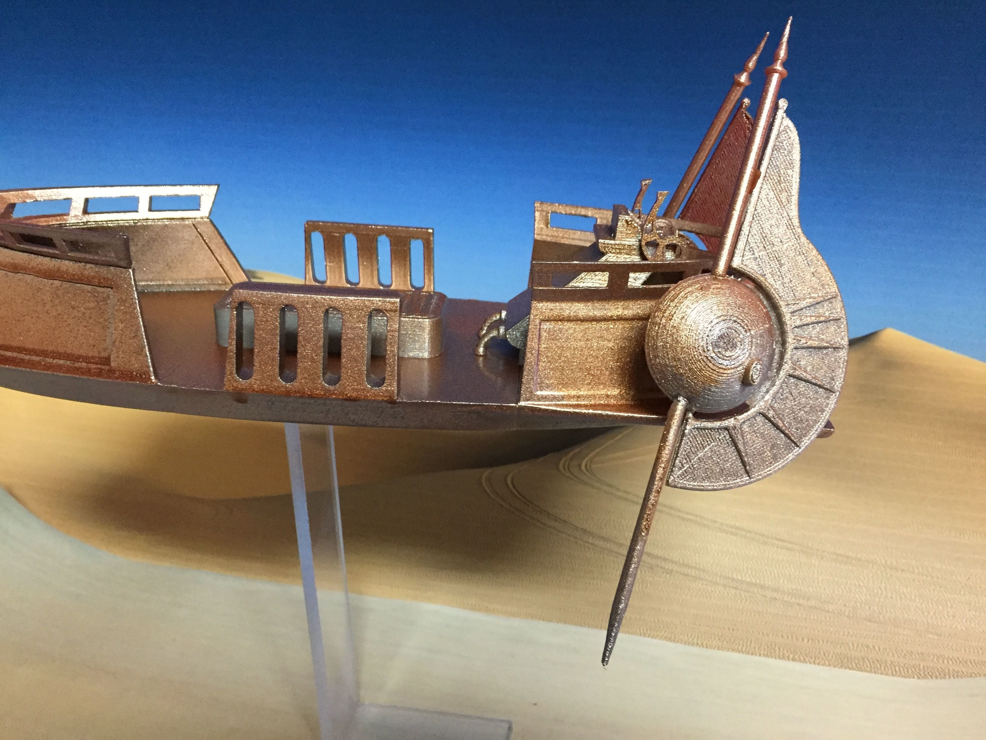 Sand Skiff Star Wars 3D print model_2