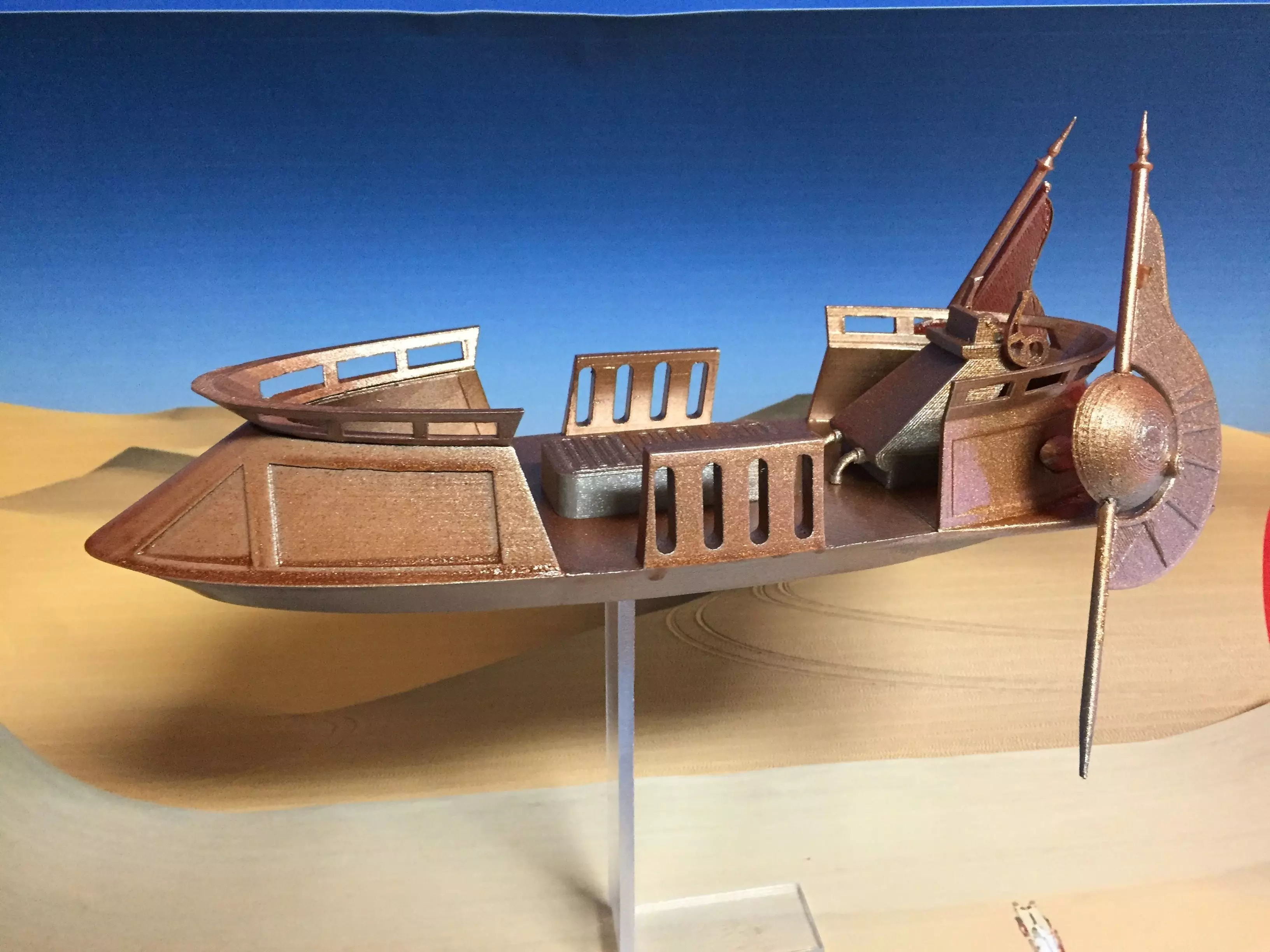 Sand Skiff Star Wars 3D print model_0