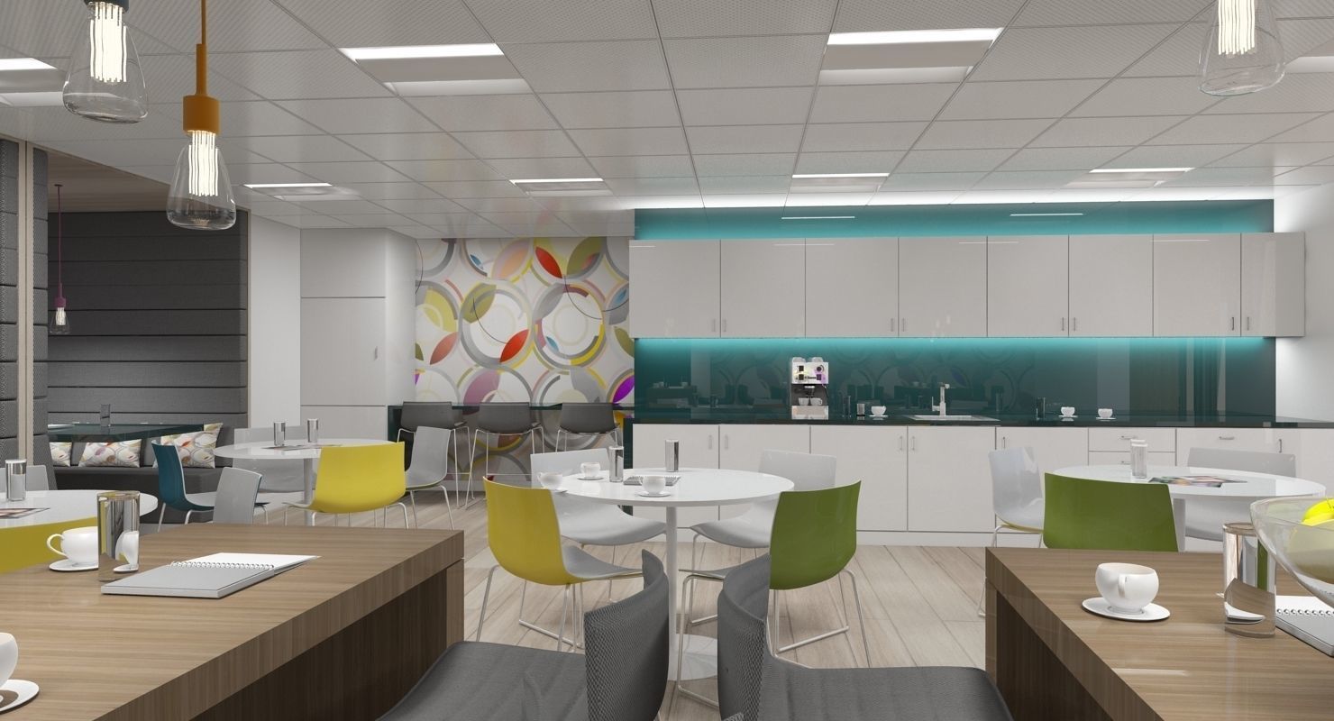 Office Interior 40 3D model_7