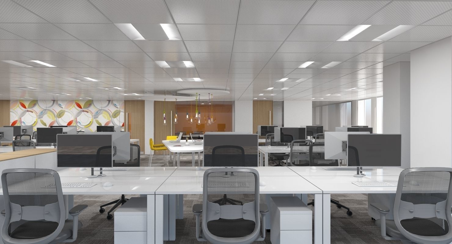 Office Interior 40 3D model_13